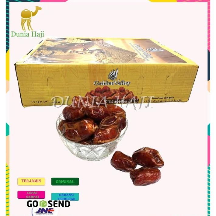 

Grosir Kurma Mesir / Golden Valley Asli, Enak & Murah /10Kg (1dus) the best