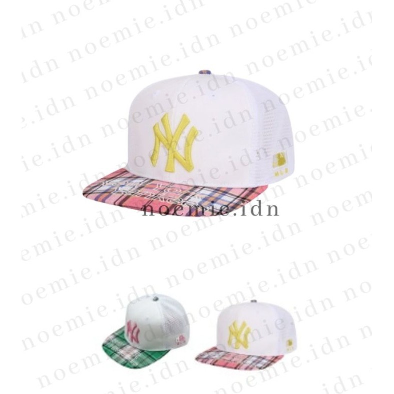 MLB KIDS CHECKED BASEBALL CAP READY YAA