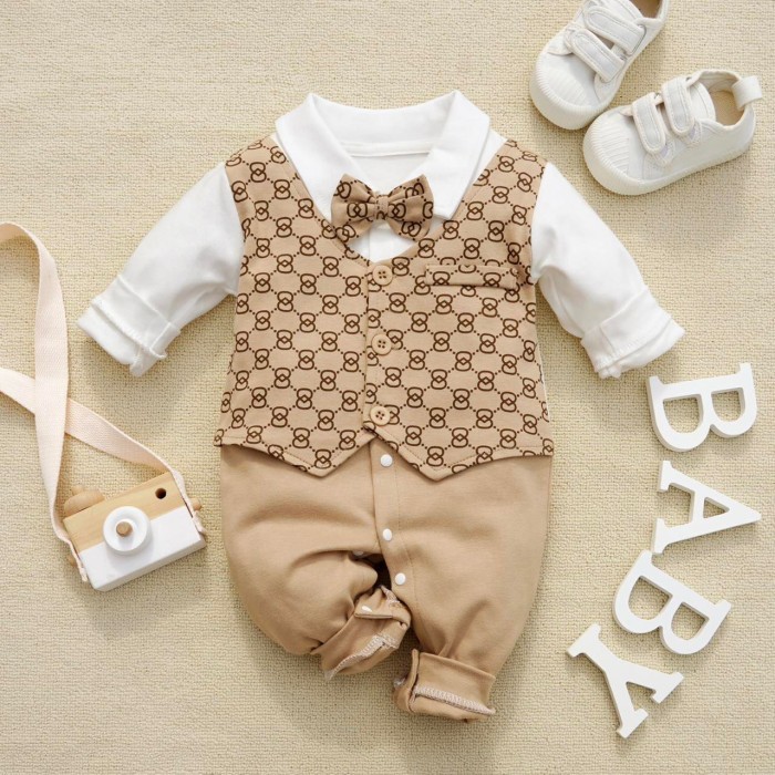 Baju bayi anak laki laki premium usia 0-2 tahun lucu impor ala korea