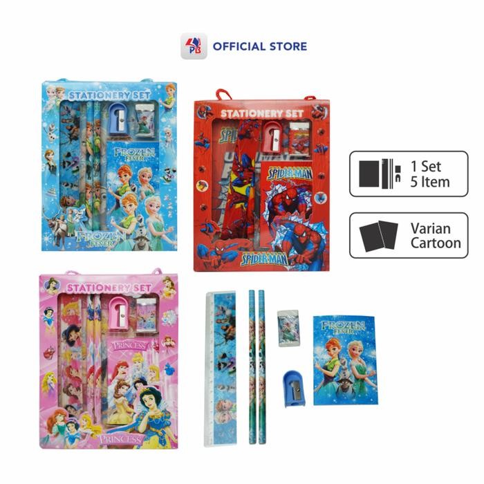 

PROMO! Paket Alat Tulis Anak Stationary Set Karakter Untuk TK Dan SD