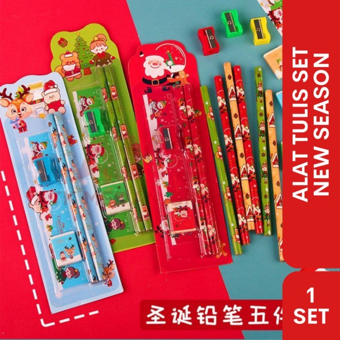

TERBARU! ALAT TULIS SET 5 IN 1 PAKETAN LENGKAP