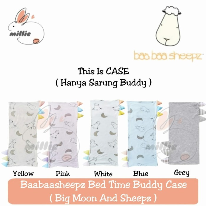 Baabaasheepz BedTime Buddy CASE Big Moon & Sheepz - Small/Medium/Jumbo
