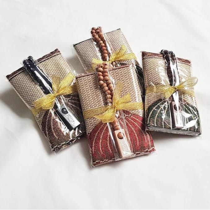@#@#@#] [SKT] Souvenir Sajadah Kecil free Tasbih paket parcel souvenir aqiqah umroh haji tahlil tahl