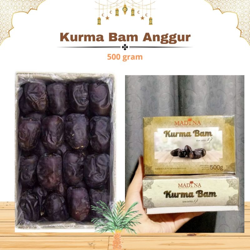 

Kurma Bam Anggur Madina 500 gr