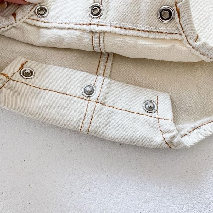 LITTLE KIBBY - LEVY DENIM JUMPER SUSPENDER DENIM BAYI BAJU KODOK JEANS BAYI JUMPER JEANS BAYI JUMPER