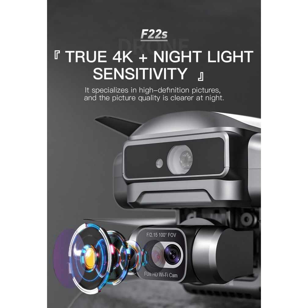Rc Drone SJRC F22S 4K PRO & SJRC F11S 4K PRO Gimbal EIS Camera