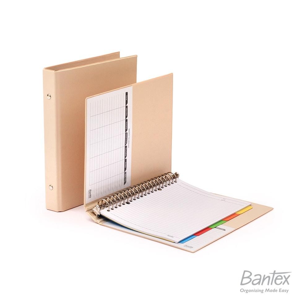 

BISA COD Bantex Binder Note A5 20 Ring Besi Loose Leaf Multiring Binder Peach 1324 45 SD83