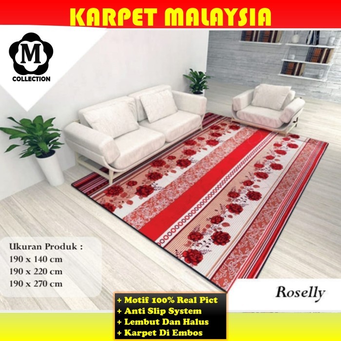 Ukuran 190 X 140 Karpet Malaysia Karpet Malaysia Tebal Best Seller
