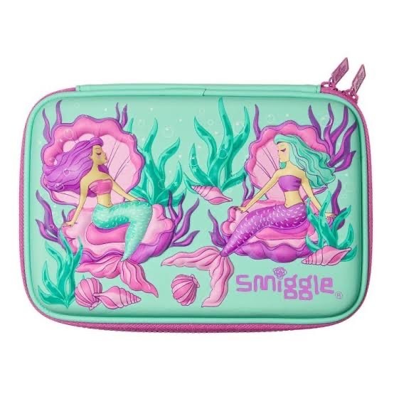 

smiggle pensilcase mermaid mint/hardtop/tempat pensil