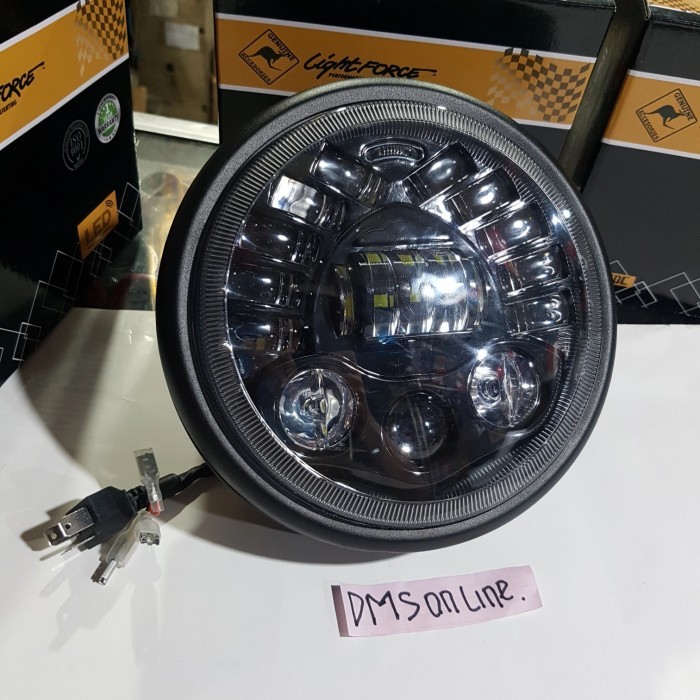 Daymaker 7 Inch + Batok, Lampu Led Daymaker Motor