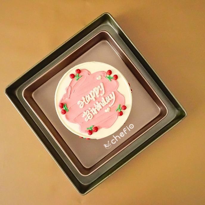 

Chefio Loyang Kotak Bolu Gulung / Loyang Kue Kering / Baking MS