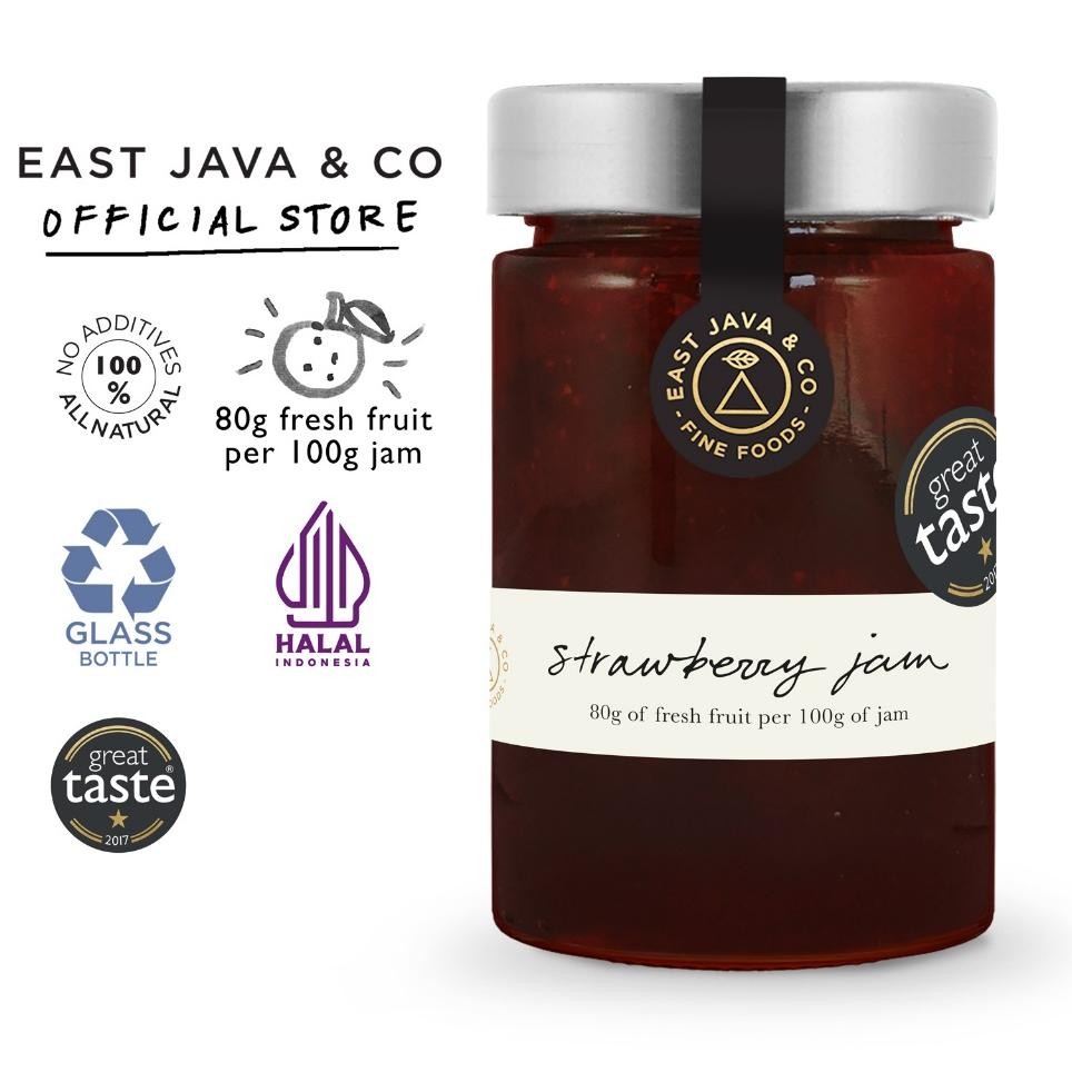 

Eat Java Co Trawberry Jam 250G Elai Troberi