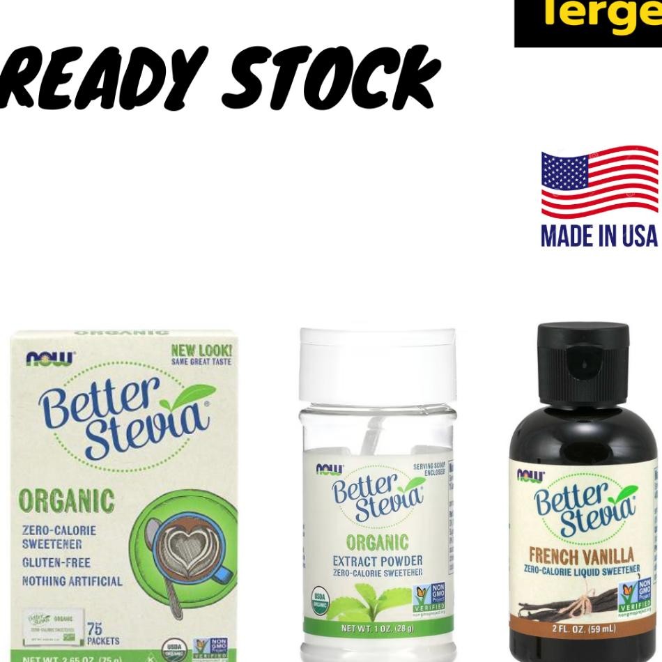 

Now Better Tevia Zero Cale Weetener Pemani Organic Ua