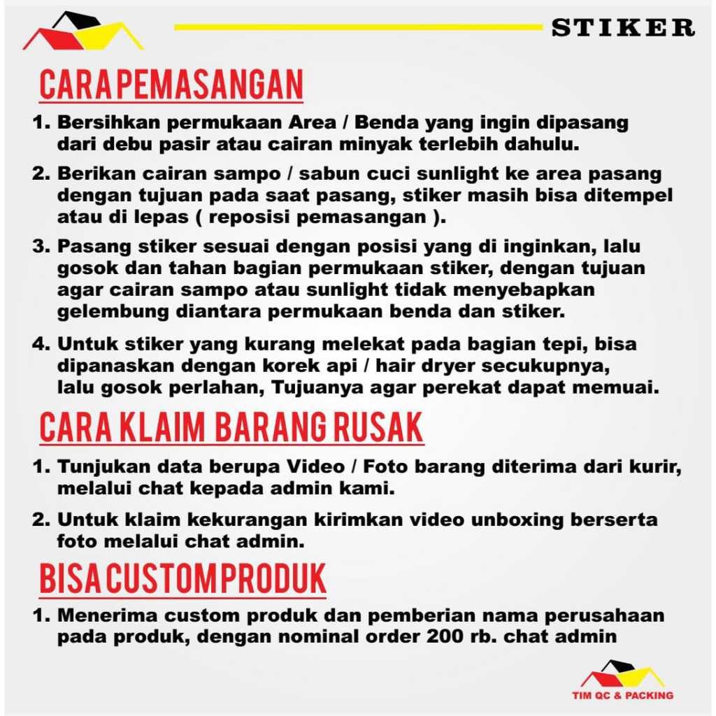 

Limited Edition Sign / Rambu Stiker Cara Pengunaan Alat Pemadam Apar