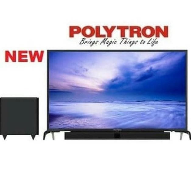 paling diminati] LED TV POLYTRON 32 Inch With Cinemax Soundbar 32" PLD32B1550