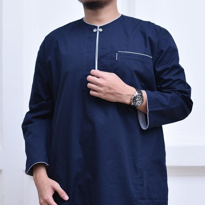 d'Ihsan Baju Koko Dewasa Lengan Panjang Model Klasik Promo