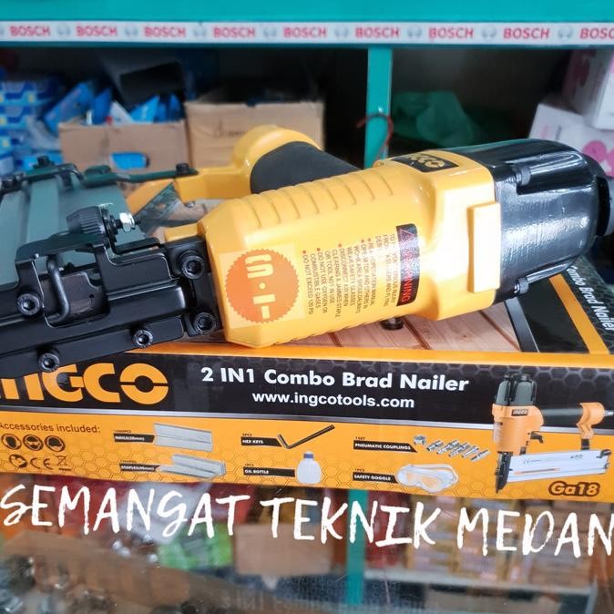 

Promo GA18 AIR NAILER GUN STAPLES ANGIN PNEUMATIC NAILER 2 FUNGSI INGCO COD