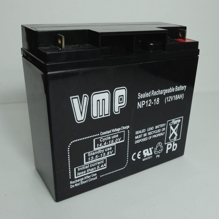 aki genset 12v18ah 5000 watt