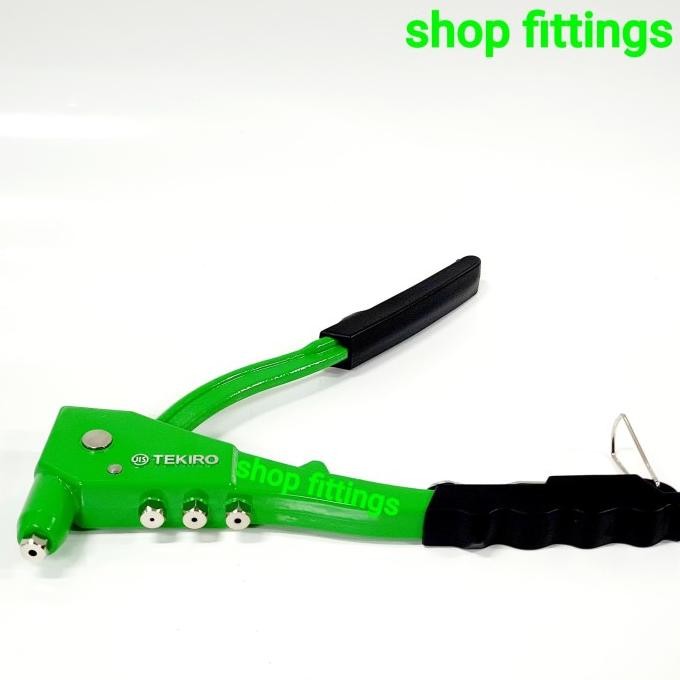Promo TEKIRO Tang Rivet Gun Hand Riveter Alumunium Metal Heavy Duty HR 1231 COD