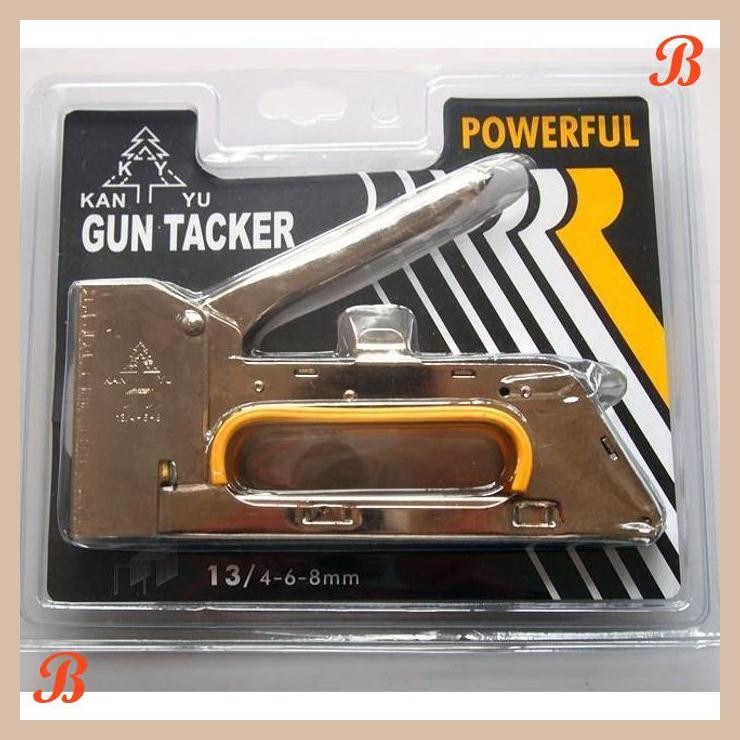 

| JRT | STAPLE STAPLES STEPLES GUN TEMBAK JOK KULIT MOTOR GUN TACKER 4 6 8 MM