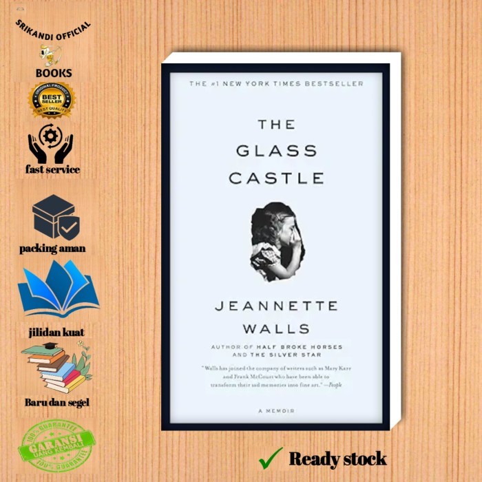 

Most Whised For _versi Eng/Indo_*the glass castle : A memoir by Jeannette Walls