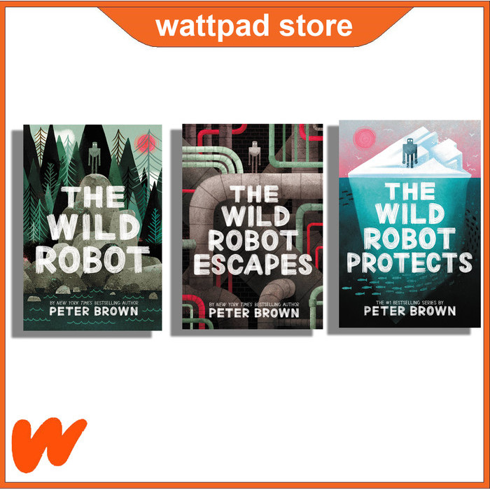 

Most Whised For _versi Eng/Indo_*The Wild Robot by Peter Brown (Books 1-3)