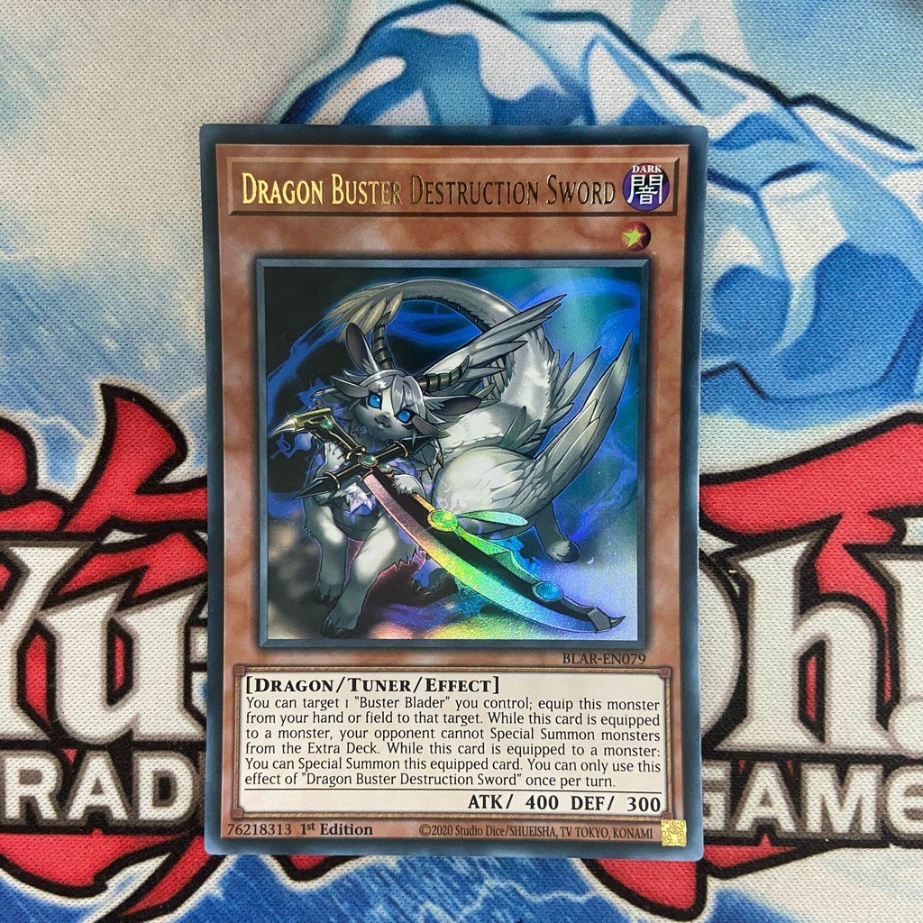 yugioh dragon buster destruction sword BLAR ultra rare  original