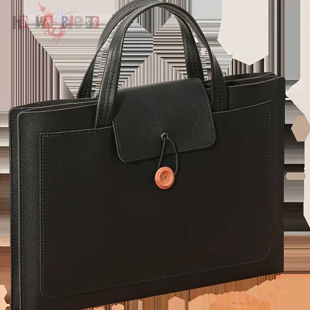 Halwa - Aropana Tas Laptop Jinjing PU Leather Shoulder Sleeve Bag - AP13