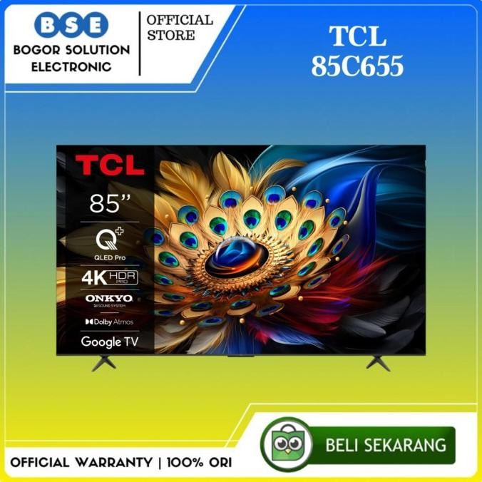 TCL 85C655 Qled Pro Google TV Android TCL  85 Inch 85C655 Qled 4K TCL 85"