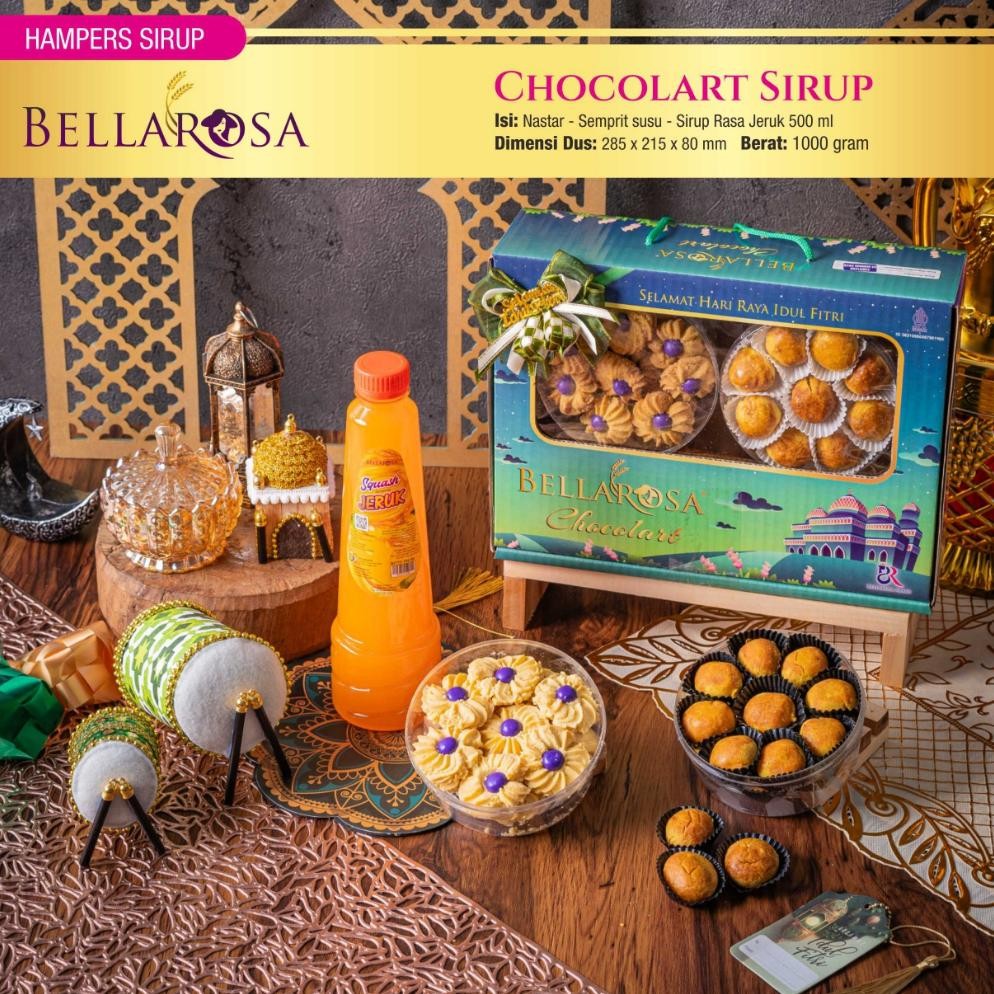 

fsd-34 GERAIFATIN!! PAKET KUE PARCEL LEBARAN BELLAROSA PAKET CHOCOLART / PAKET SIRUP DAN KERING KUE IDUL FITRI 2025 Premium