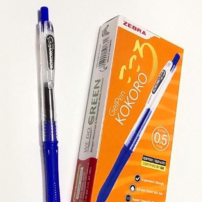 

BEST SELLER BOLPEN / BOLPOIN / PEN / PULPEN KOKORO ZEBRA 0.5 PENGEL OFFICE STATIONERY / ALAT TULIS