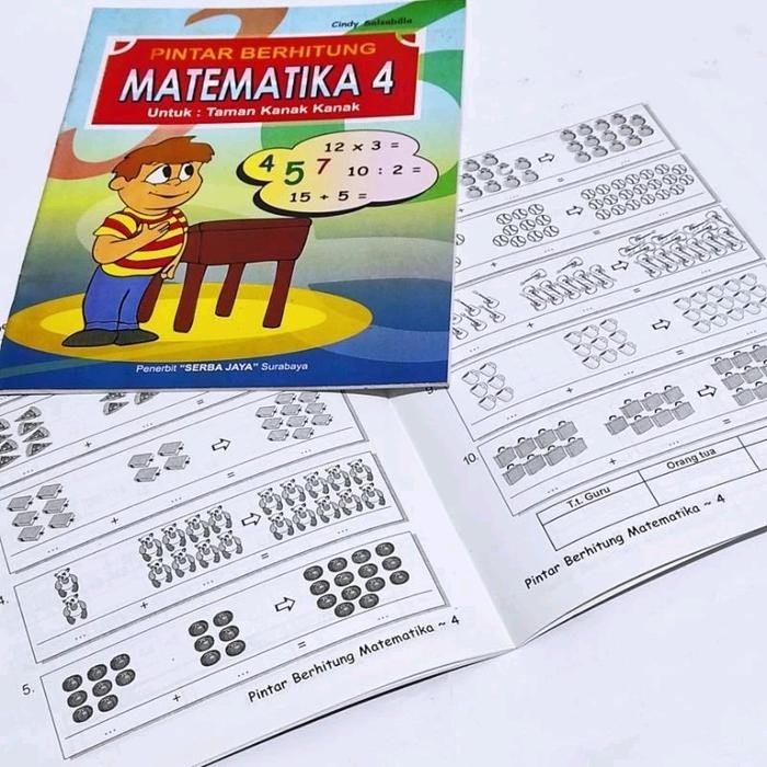 

TERBARU PAKET ISI 6 LANCAR MATEMATIKA UNTUK TK SD SERBA JAYA