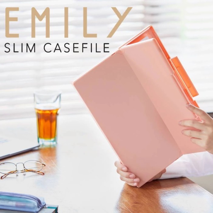 

King Jim Emily Slim Case File A4 Nuance Map Kertas Limited Edition
