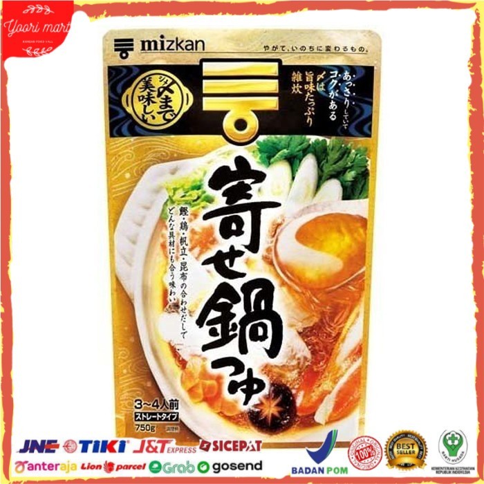 

Promo Mizkan Yose Nabe Straight Type / Soup Base For Hot Pot 750 Gr