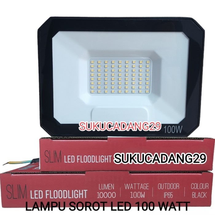 Lampu Sorot Tembak Led 100Watt Ip65 Sni Flood Light Proyektor