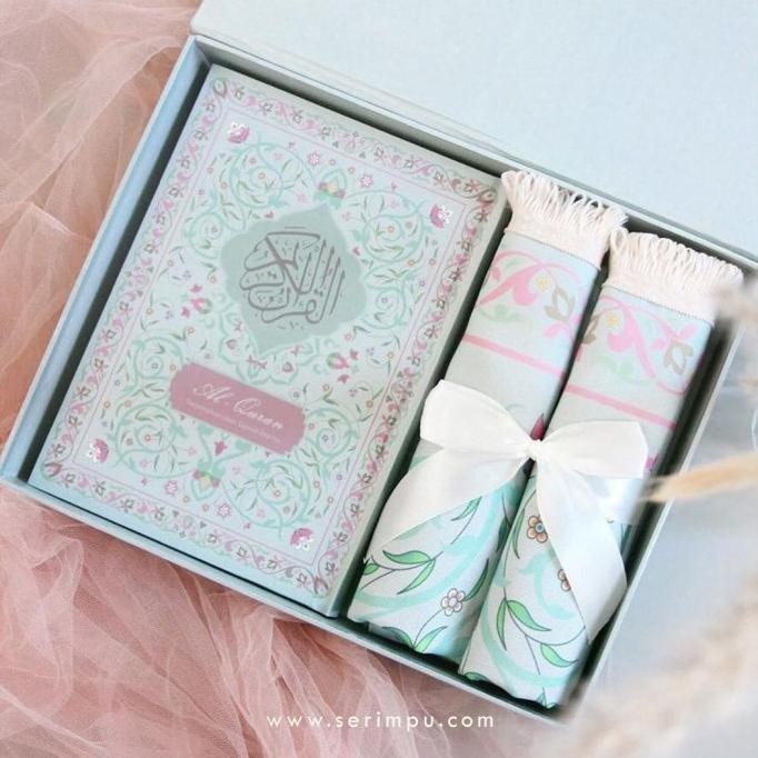 Terjangkau Sajadah Travel Dan Al-Quran Serimpu Sireen Mint