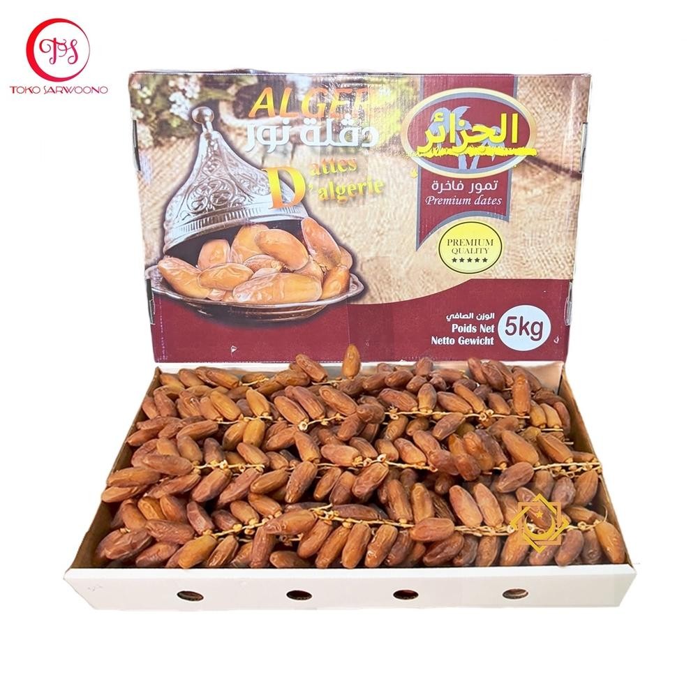

Tunisia Tangkai 5 kg Premium - Deglet Nour Dattes D'Algeria