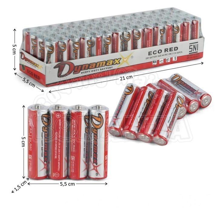 [Bonanza] [Grosir 60 Pcs] Batu Baterai AA Dynamaxx Diamante Baterai Jam Elektronik