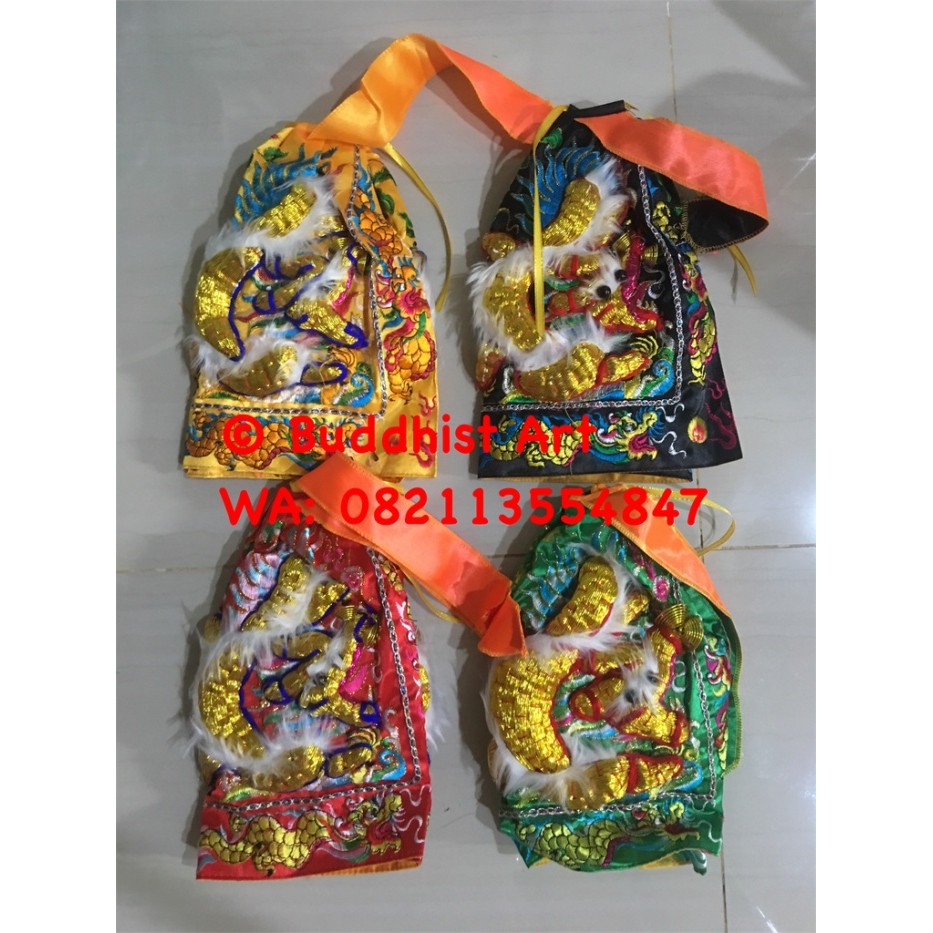 Baju Dewa Jubah Kimsin Motif Naga Timbul Taiwan 16 Inch