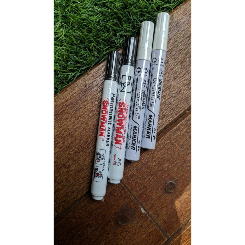 

BERKUALITAS SPIDOL PERMANENT SNOWMAN MARKER HITAM/PUTIH KODE 404