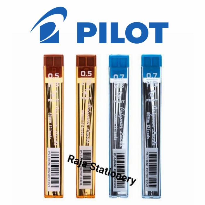 

BIG SALE PILOT PENCIL LEAD 2B 0.5MM 0.7MM / ISI PENSIL MEKANIK PILOT 0.5 0.7 2B KODE 614
