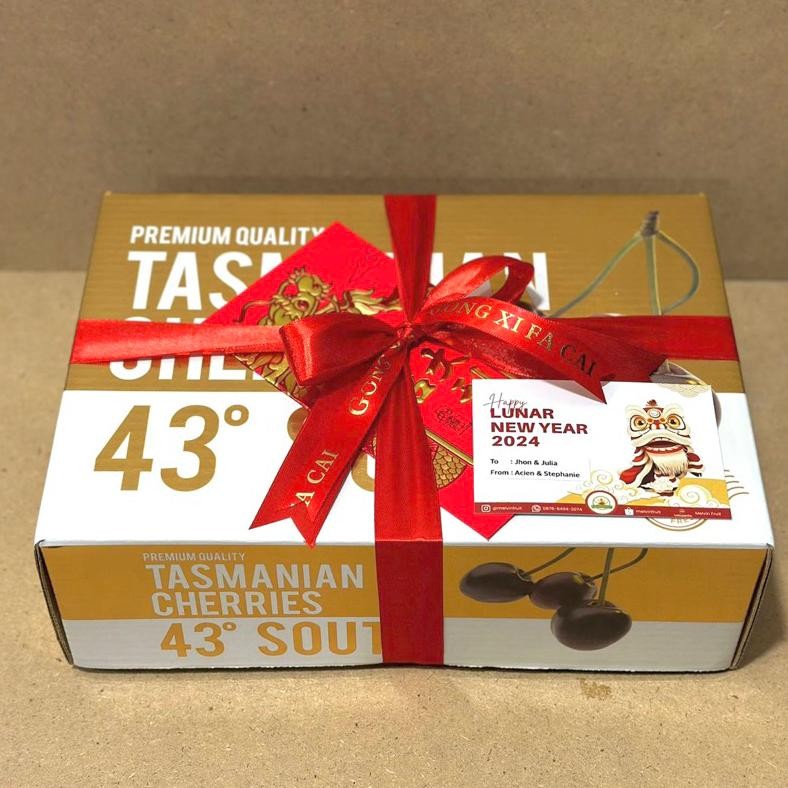 

Cherry Tasmanian 32 - 34 Gift Box 2kg fresh