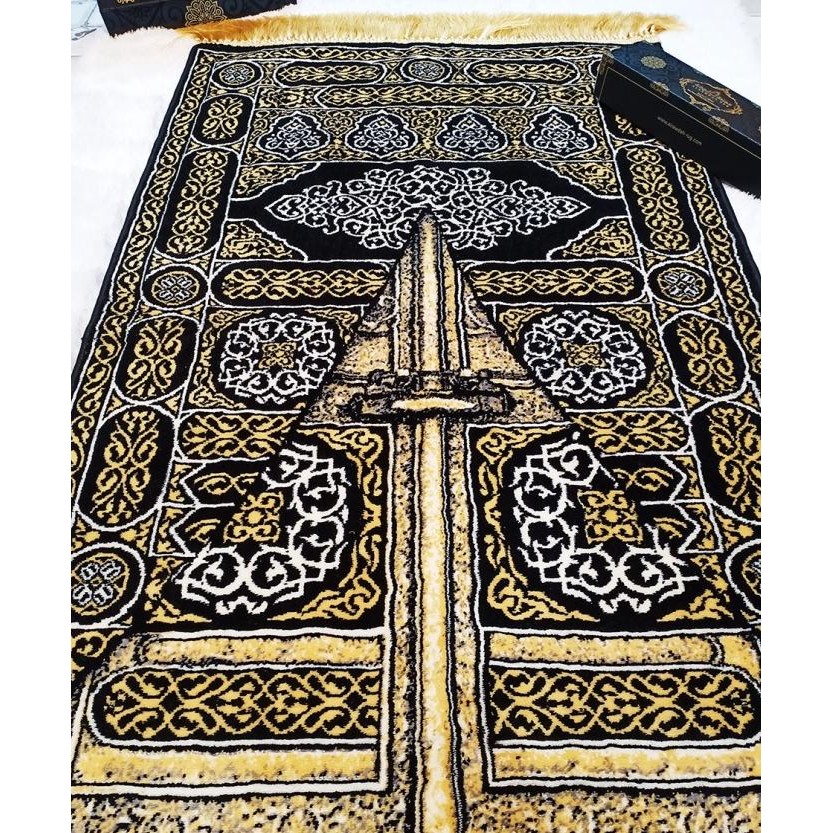 Miliki Sajadah Rawdah Rug Kiswah Kabah/Multazam/Pintu Al Kabah/Kiswa Ka'Bah