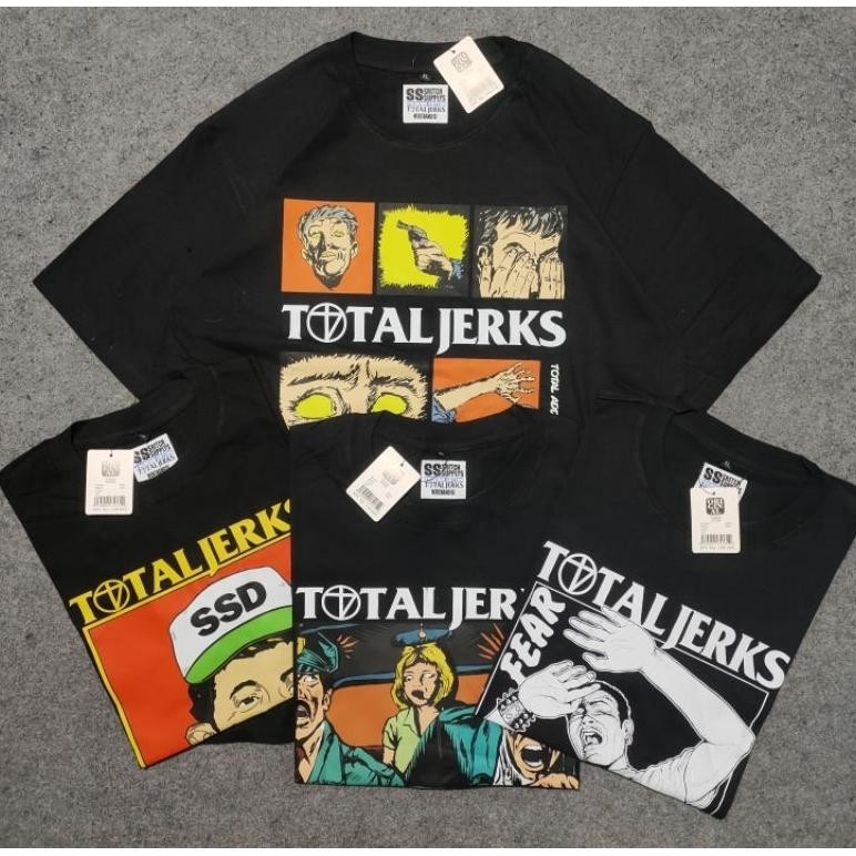 Promo Total Jerks T Shirt Kaos Total Jerks Black Skull Kaos Band Total Jerks