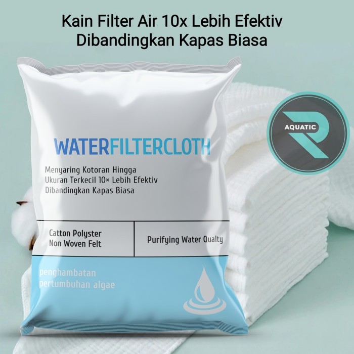 DISKON FILTER kain penjernih air sumur aquarium kolam ikan