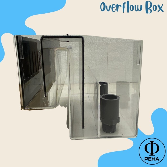 MURAH Overflow Box Acrylic Over Flow Box Aquarium Kotak Overflow Akuarium