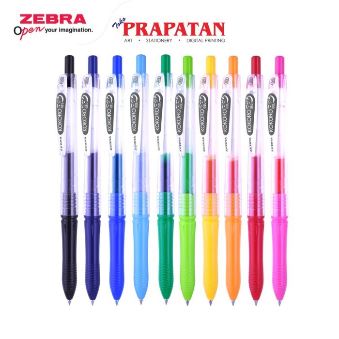 

EKSLUSIF PULPEN GEL KOKORO 0.5M SUPER FINE / GEL PEN KOKORO KODE 464