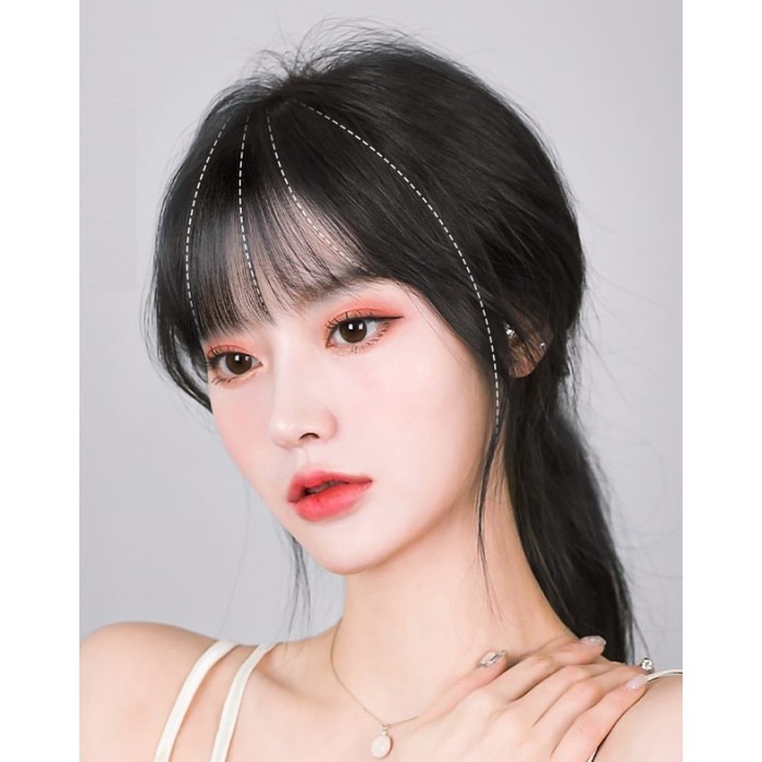 Best Seller Poni Clip Tipis 06 Clip On Praktis Tinggal Jepit Ala Korea Jepang