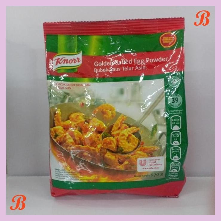 

| VRB | KNORR GOLDEN SALTED EGG POWDER 270 GR BUMBU MASAK TELUR ASIN BUBUK