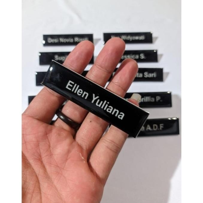 

Sale Ready !!! Paket Usaha Name Tag/Nama Dada Premium Lapis Resin